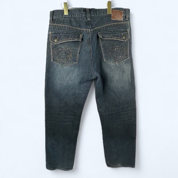 Phat Farm Vintage Y2K Classic Men's Jeans Tag Size 38x34 (38x32) - Picture 2 of 7